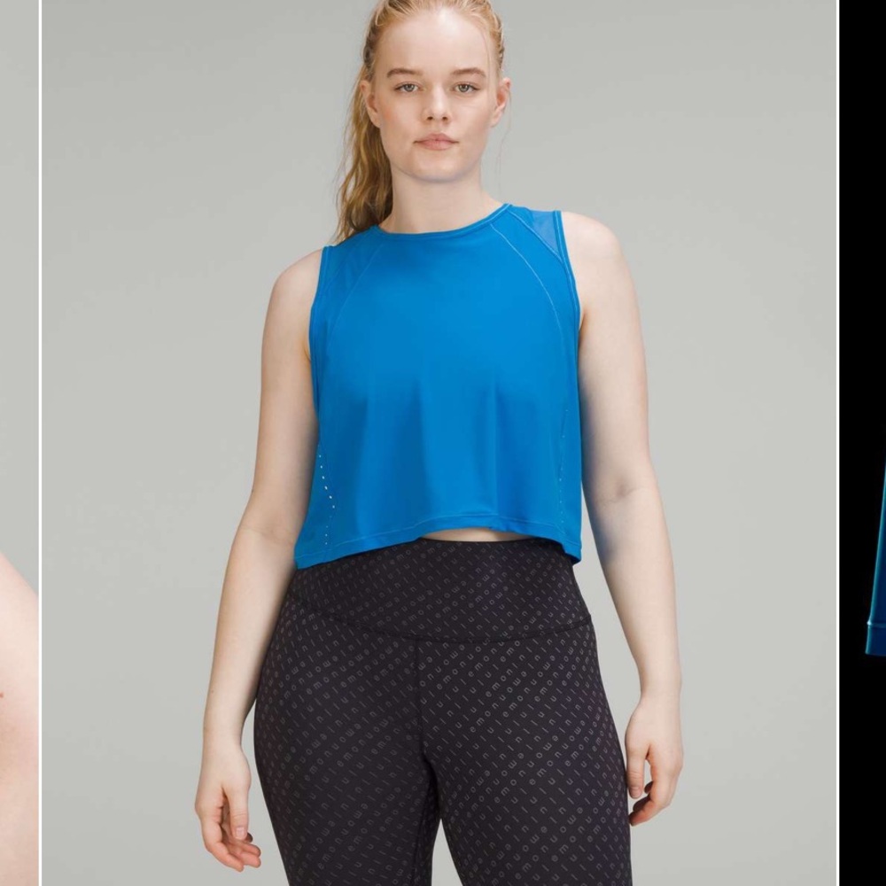 EUC Lululemon Sculpt Cropped Tank Top